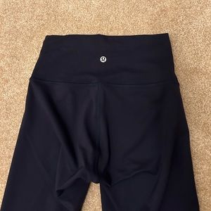 Lululemon Wunder Train High-Rise Leggings 25" - True Navy - Size 4
